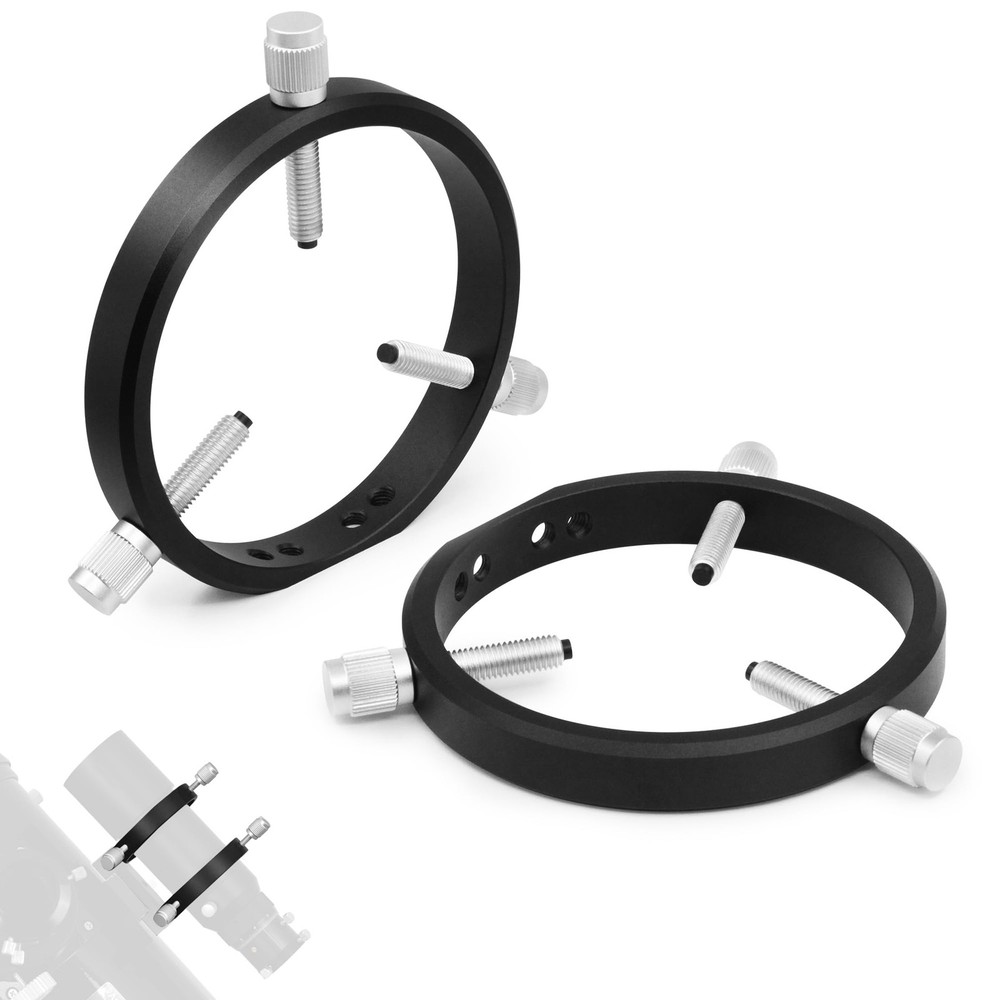Astromania Adjustable Guiding Scope Rings 102 mm Inside Diameter (Pair) -...