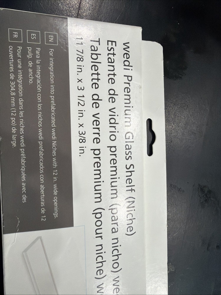 Wedi Premium Glass Shelf