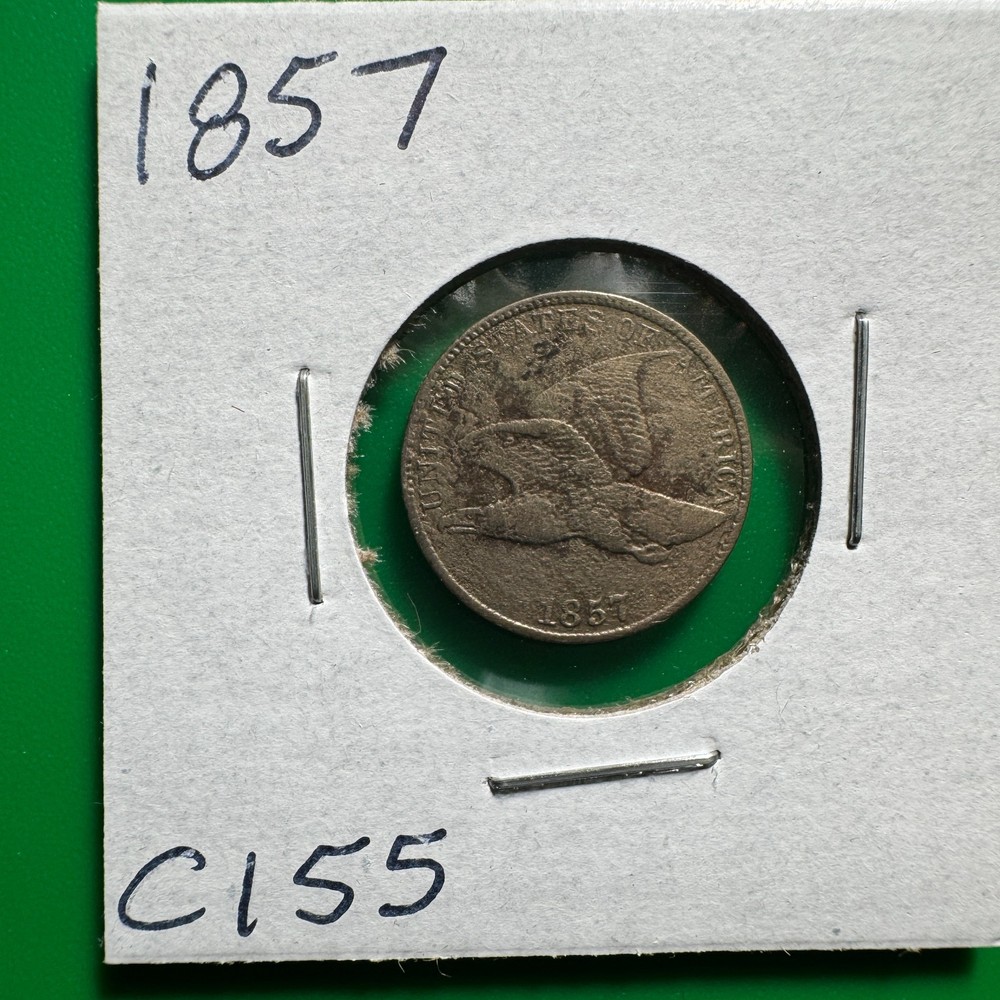 1857 Flying Eagle Cent C155
