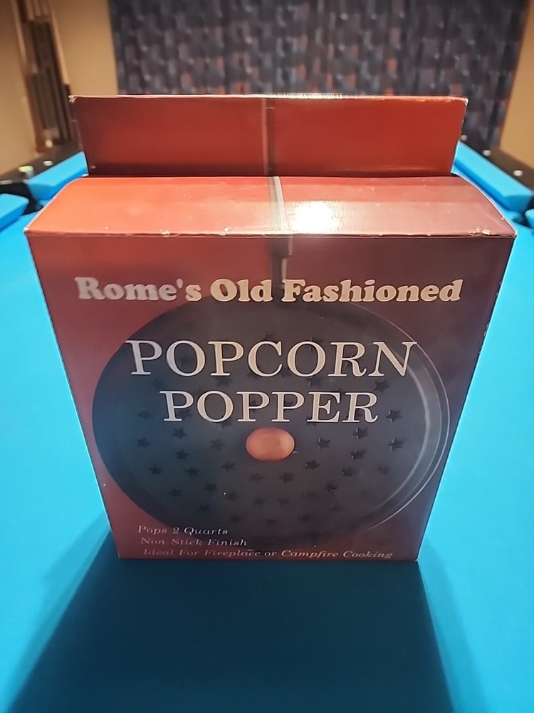 Rome Old Fashioned Popcorn Popper New In Box