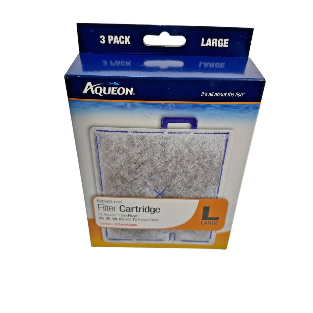 Aqueon QuietFlow Filter Cartridge 3 Pack Large