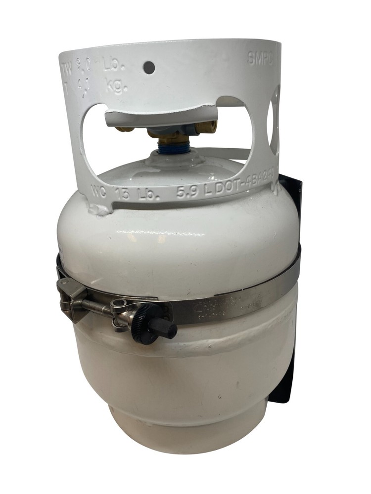 Overland AXIS 5 LB Propane Tank Vehicle STEEL Mount with Quick Release