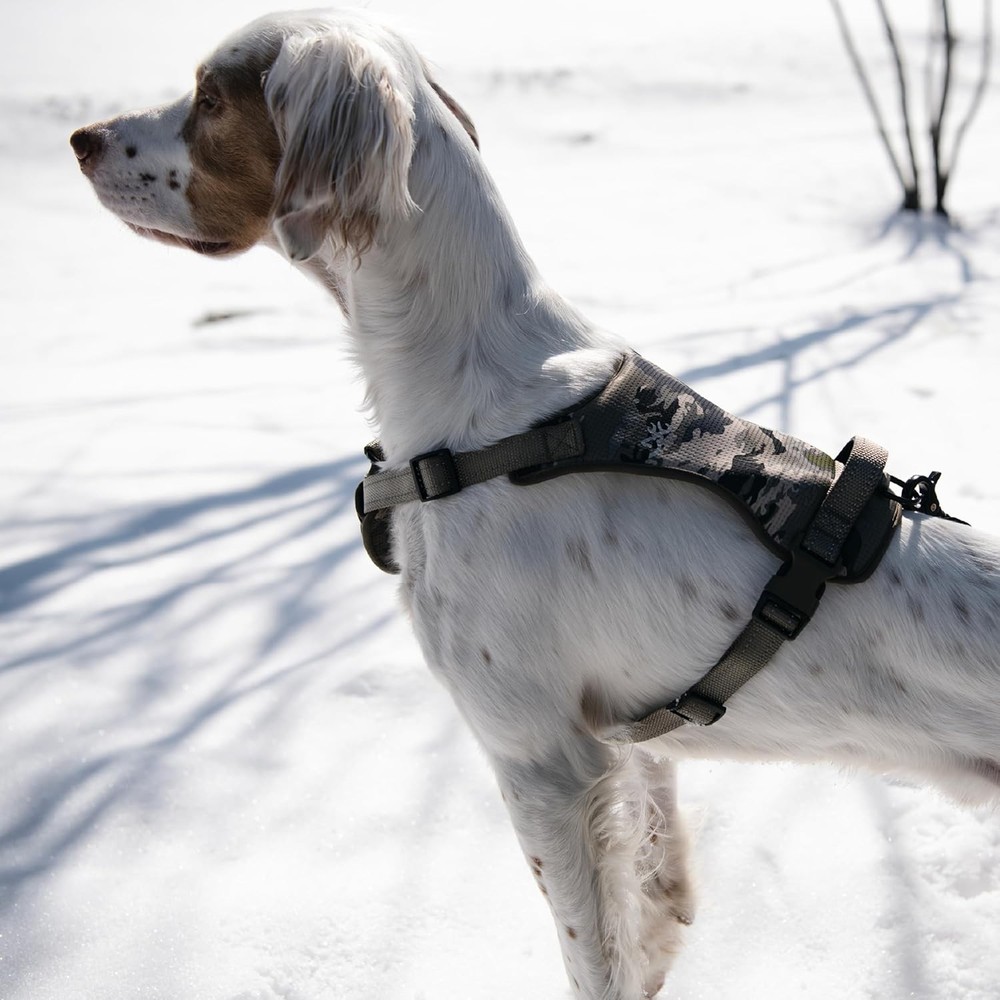 Camo Dog Harness No Pull Adjustable Reflective Pet Walking Vest Ovix Camo Medium