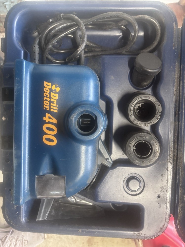 Drill Doctor 400 Blue Plastic Drill Bit Sharpening Tool for Grinding