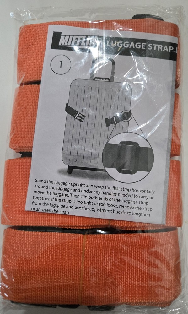 Adjustable Luggage Straps. Durable. New