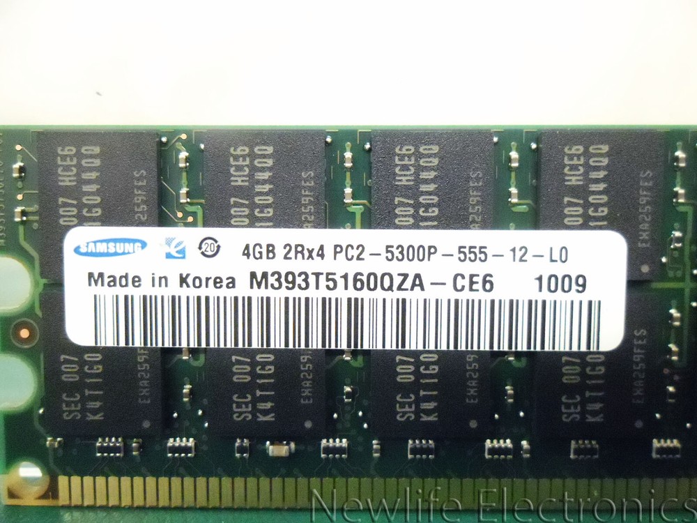 Sun Microsystems 371-4307-01 4GB PC-5300 DDR2 SDRAM Server Memory