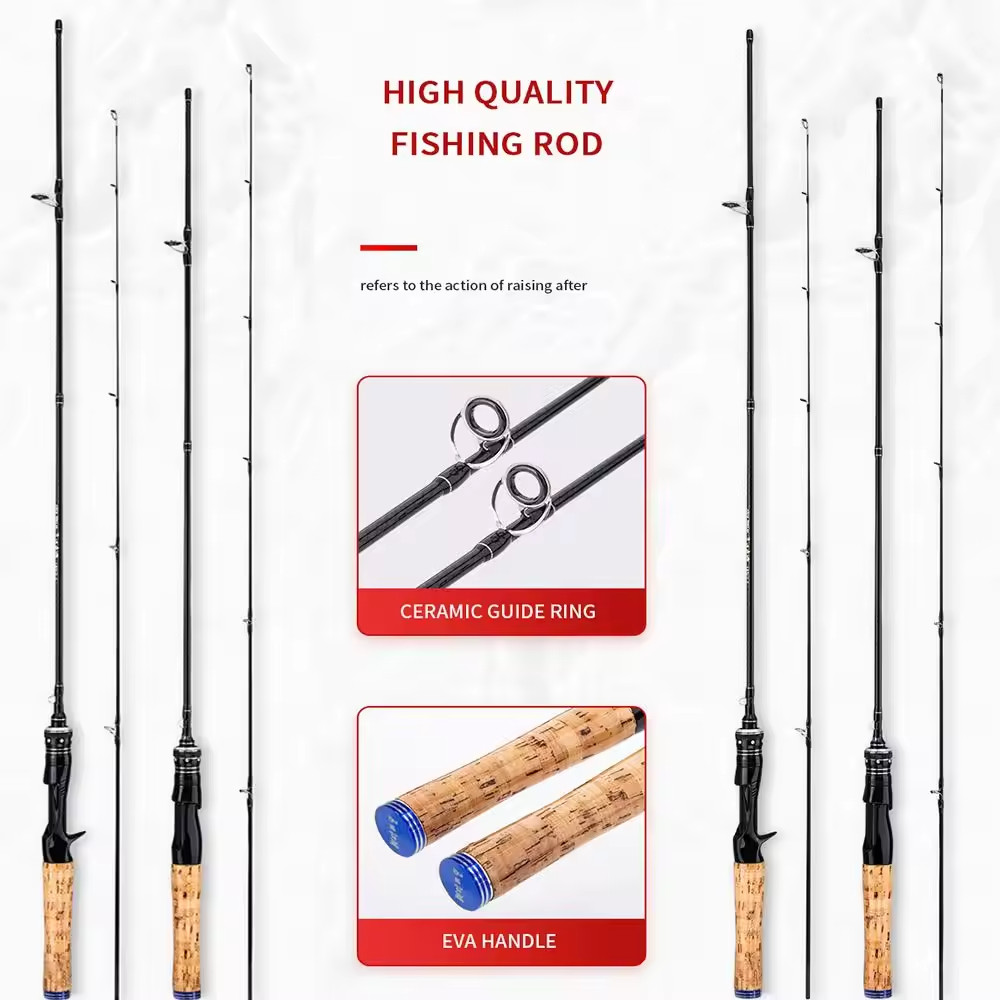 6'6" Bait casting rod 2 pc Light