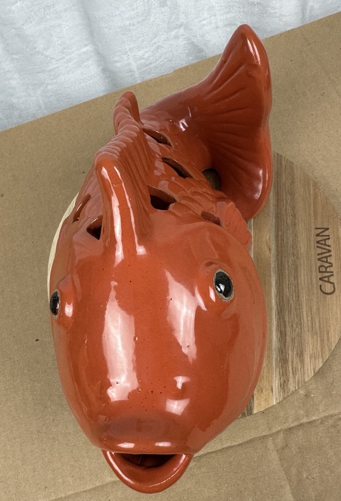 Koi Fish Large Inscent Burner Candle Holder Home Decor