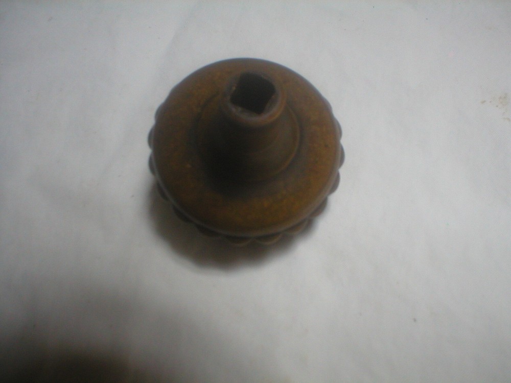 Antique Victorian Solid Brass Decorative Doorknob