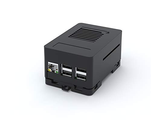 Case for Raspberry Pi 3 / Pi 2 / Tinker Board – Low Profile, Stackable, Black