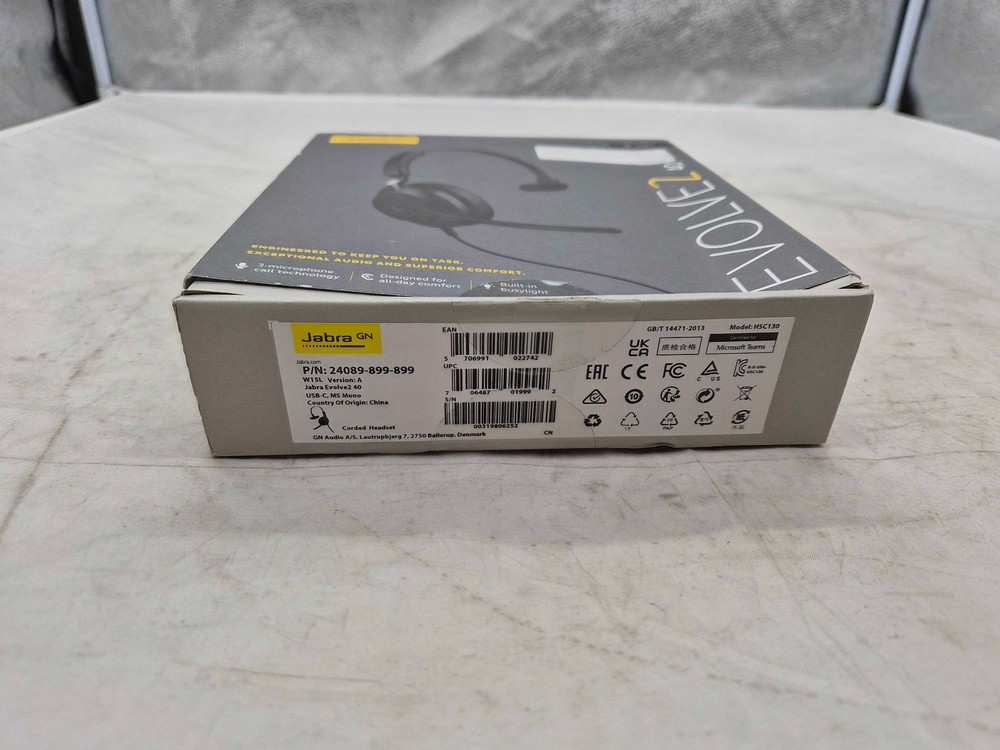 Jabra GN Evolve2 40 Corded Headset USB-C & Microphone H4