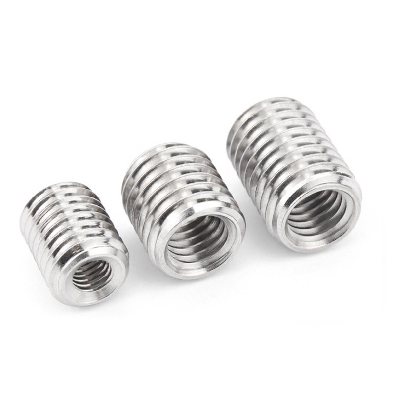 M2-M12 Thread Adapter Threaded Inserts Screw Reducer Adapter 304 Stainless Steel