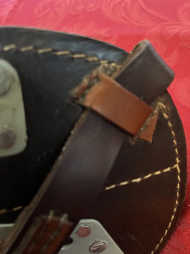 WW2 German Cavalry Overthrow Coupling Device Satteluberwurf M34 Leather Replica