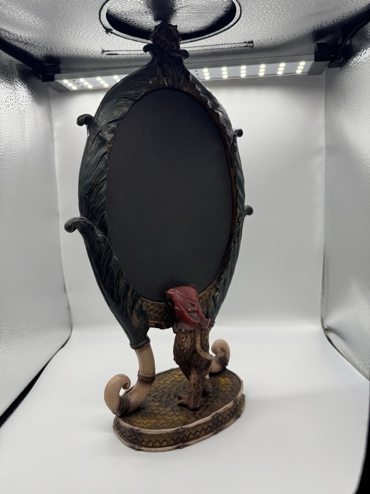 vintage monkey-themed vanity mirror Resin