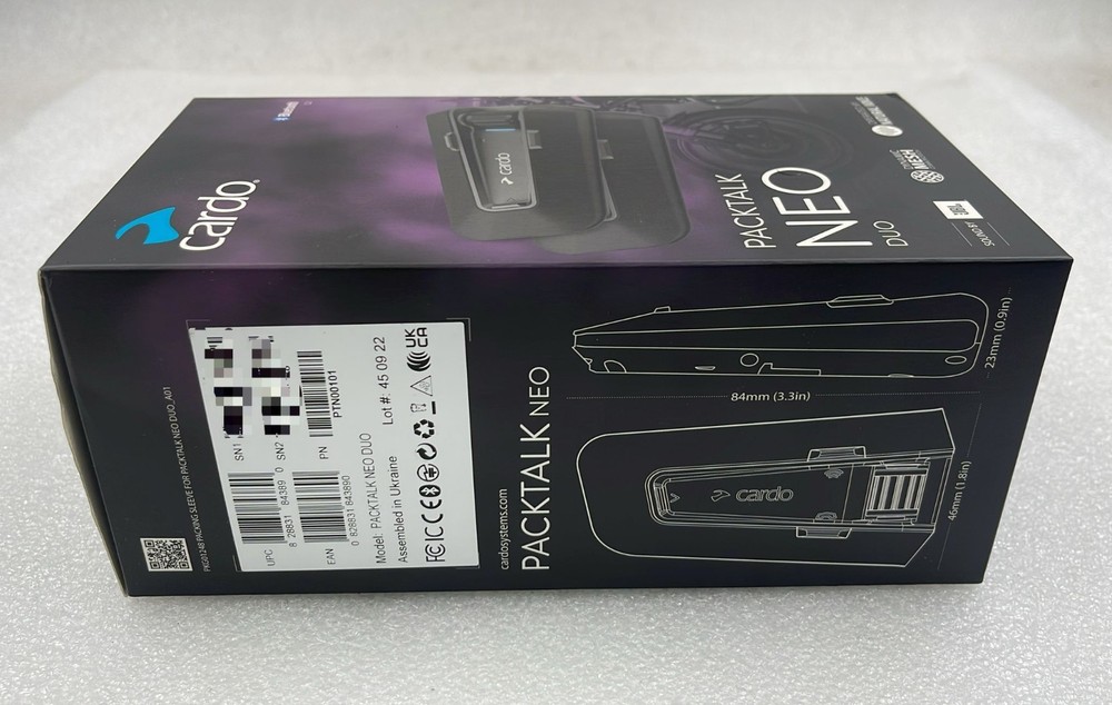 **NEW** Cardo PackTalk NEO DUO Communication System Bluetooth JBL