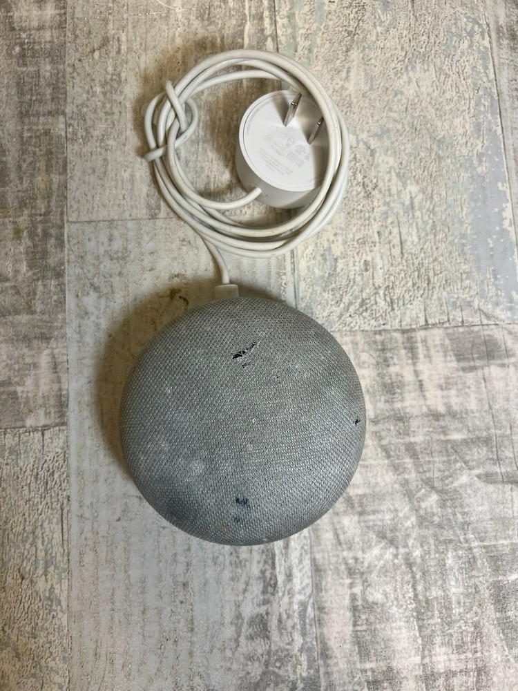 Google Home Mini Smart Speaker Assistant - Grey (Model H0A) - Tested