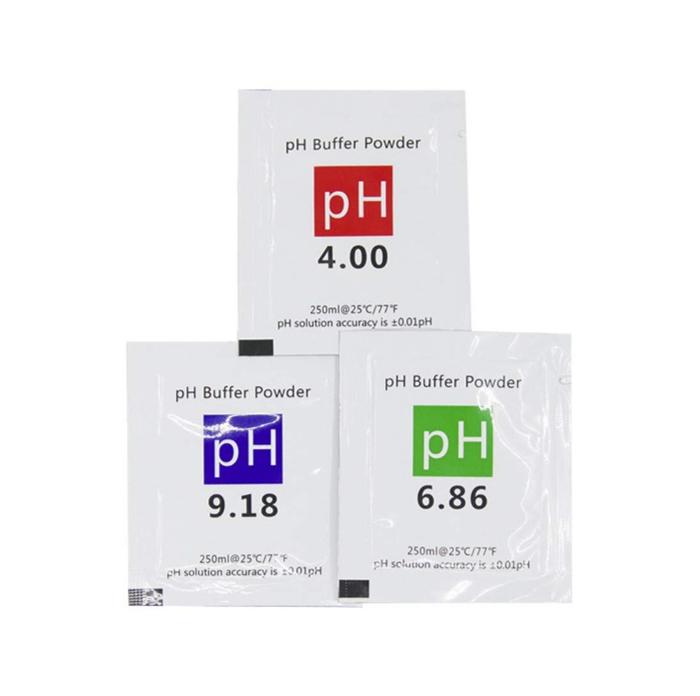 18 Pack Ph Calibration Solution Powder 6.86/4.00/9.18, Ph Buffer Calibration Sol