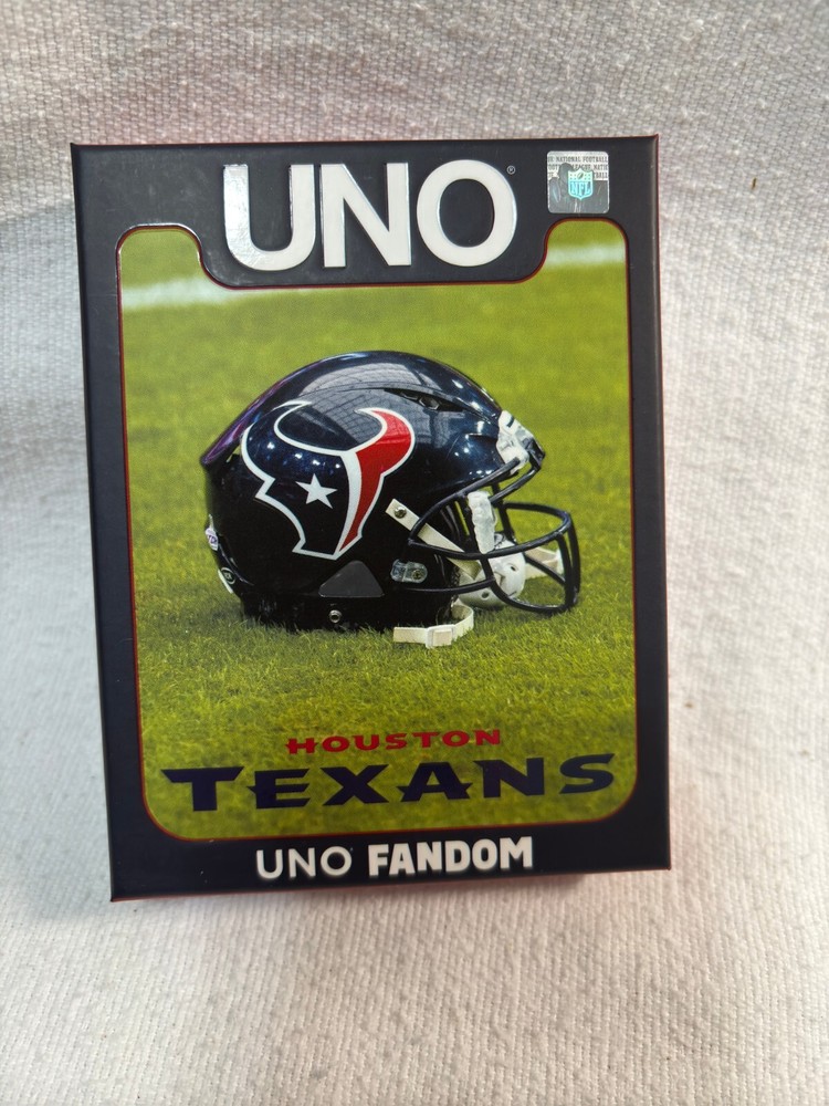 HOUSTON TEXANS UNO CARDS NEW