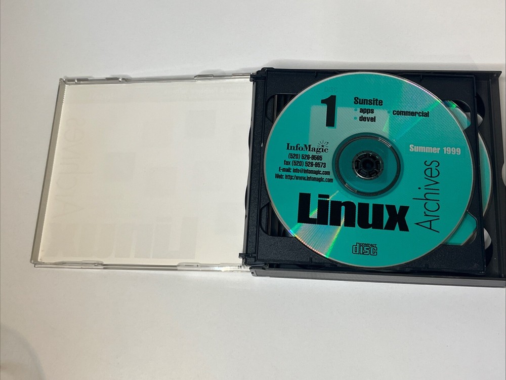InfoMagic 6-CD Linux Archive Summer 1999 Tools & Software PC CD-ROM