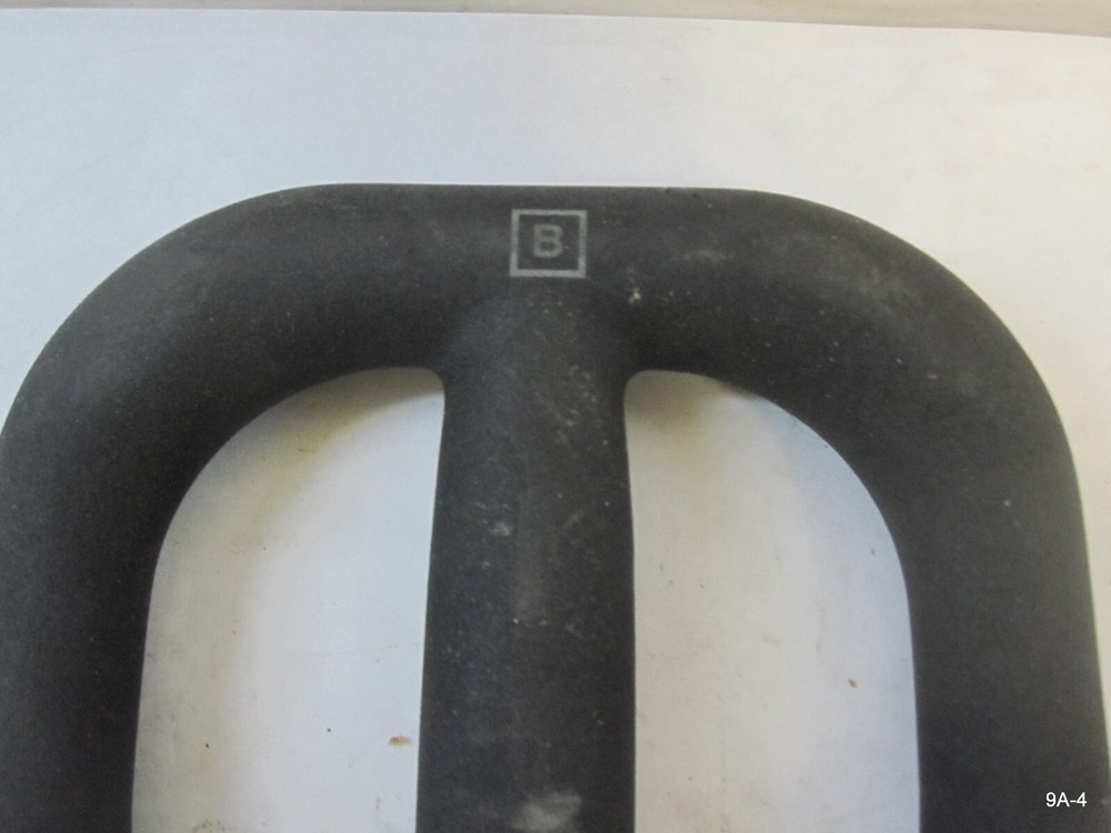 One Single 5lbs Cast Iron Ring Dumbbell Barbell
