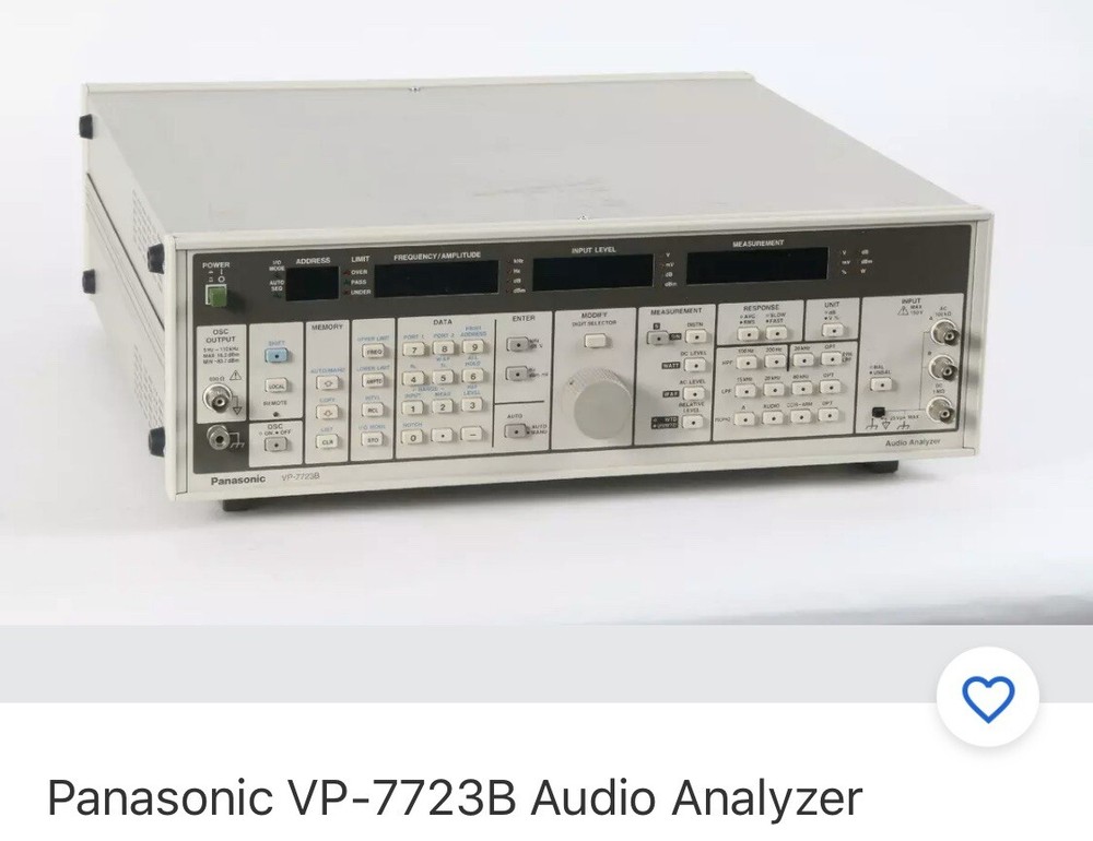 Panasonic VP-7723B Audio Analyzer
