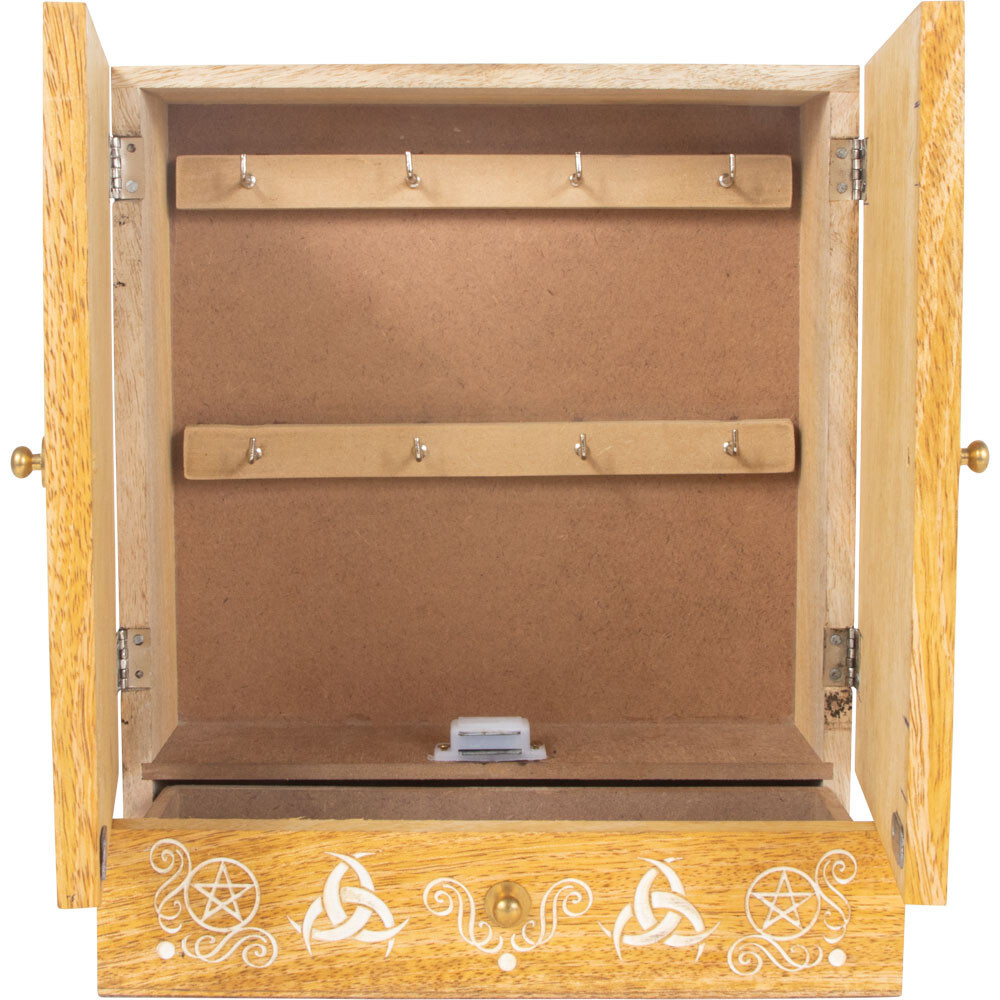 Laser-Etched Witch's Altar Cupboard!