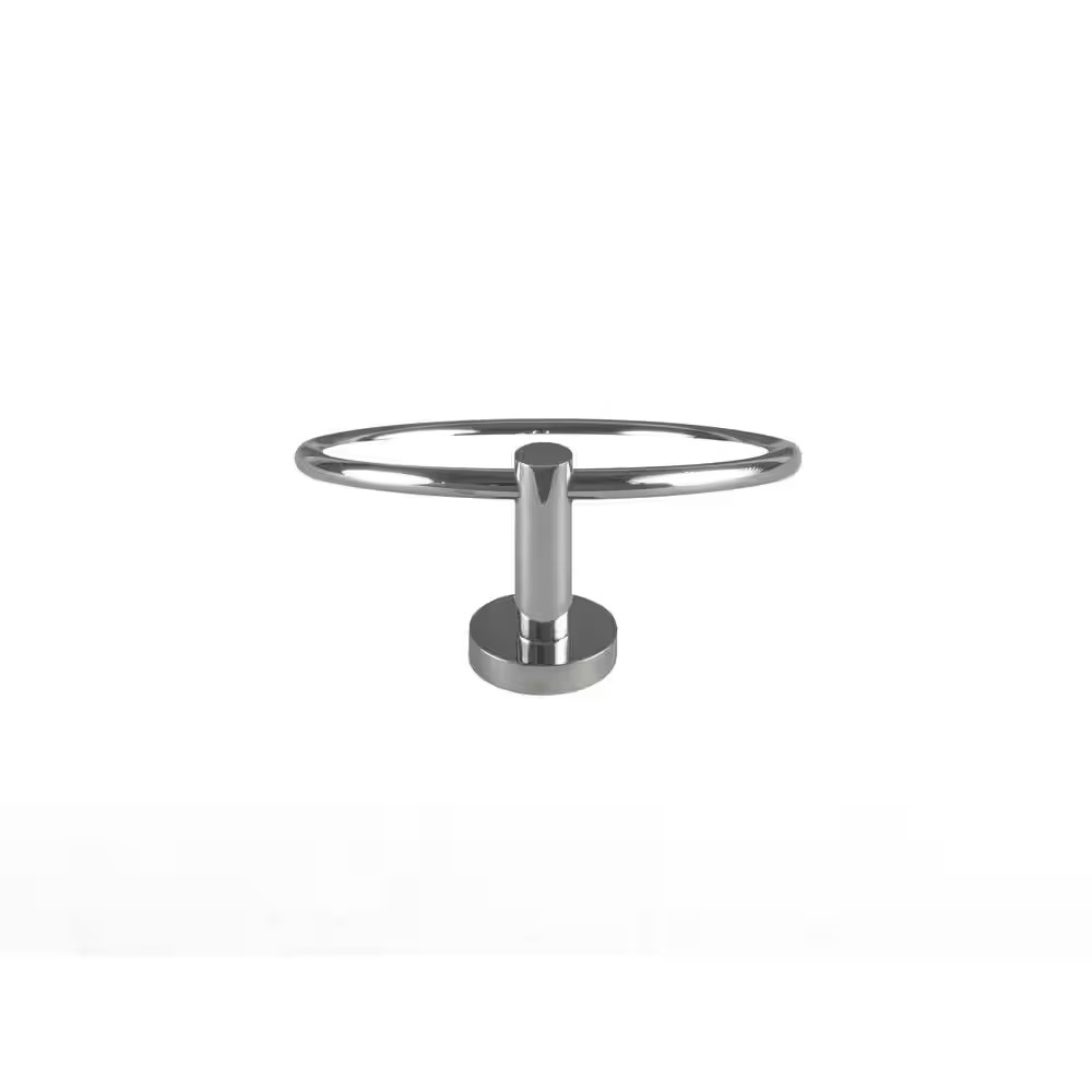 Martella Wall Mounted Towel Ring in Chrome