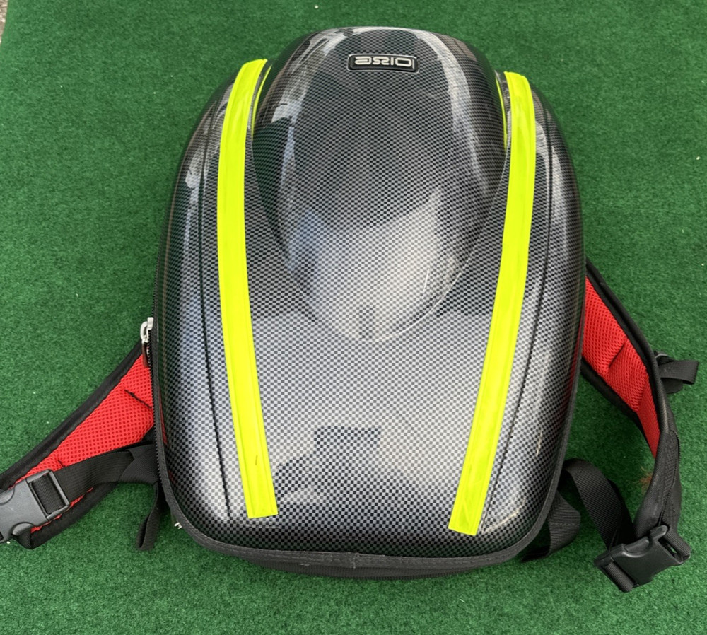Axio by Harodesign Hardshell Hardcase Backpack Black Motorcycle Riding Pack