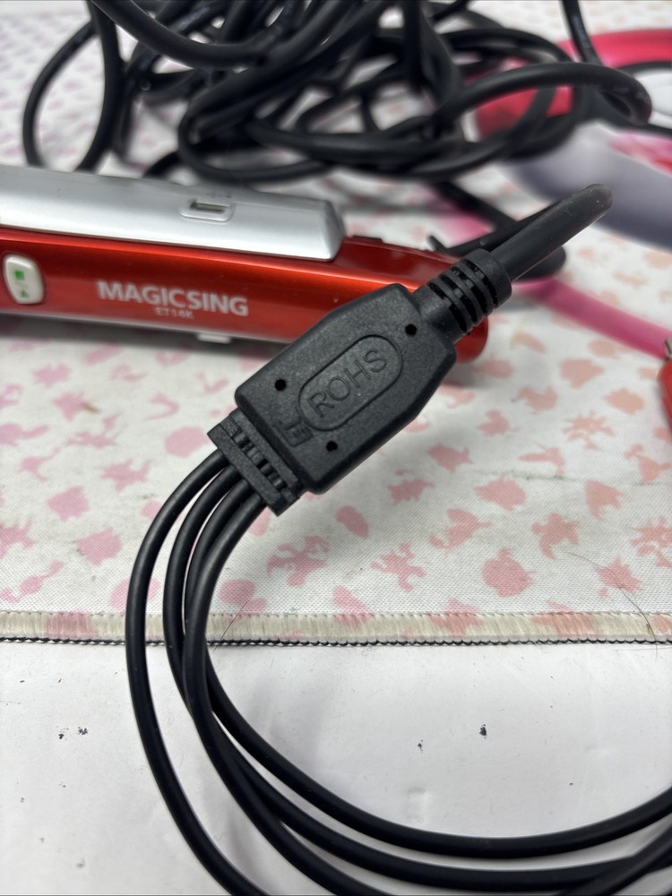 Magic Sing ET14K Karaoke Videoke Microphone Hardwired Mic Replacement