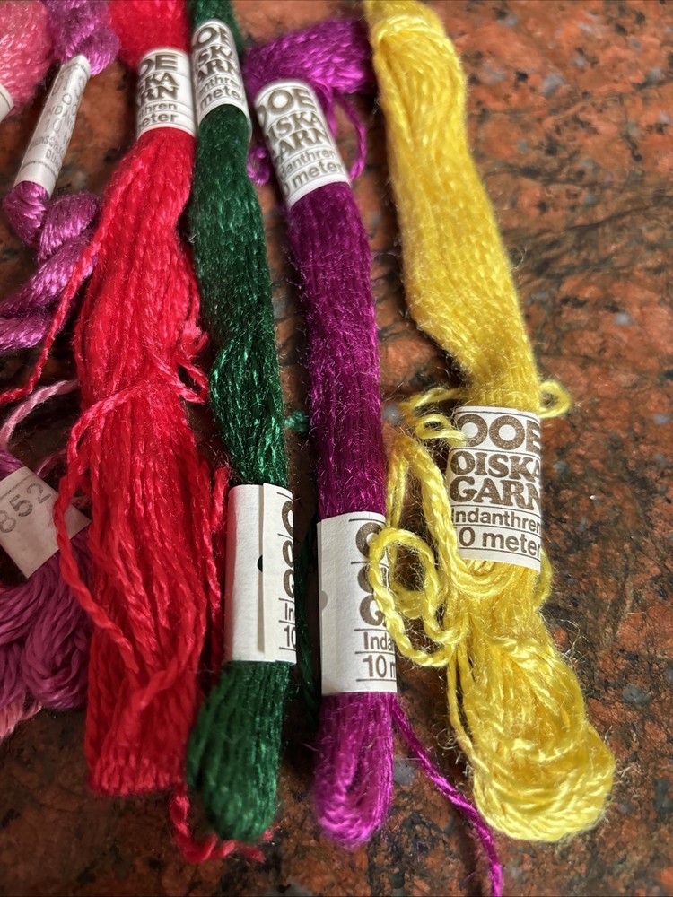 OOE Oiskagarn Soft Rayon Perle Crewel/Needlepoint
