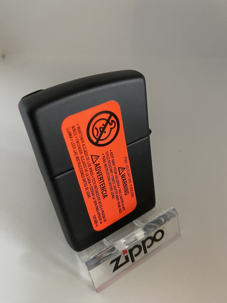 Zippo Float The Unknown On A Black Matte 2022 Lighter
