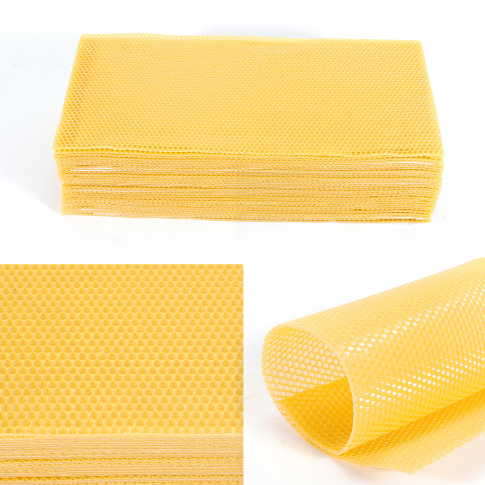 30 Honeycomb Wax Frames for Beekeeping Hive Foundation Tool - 30 Packs