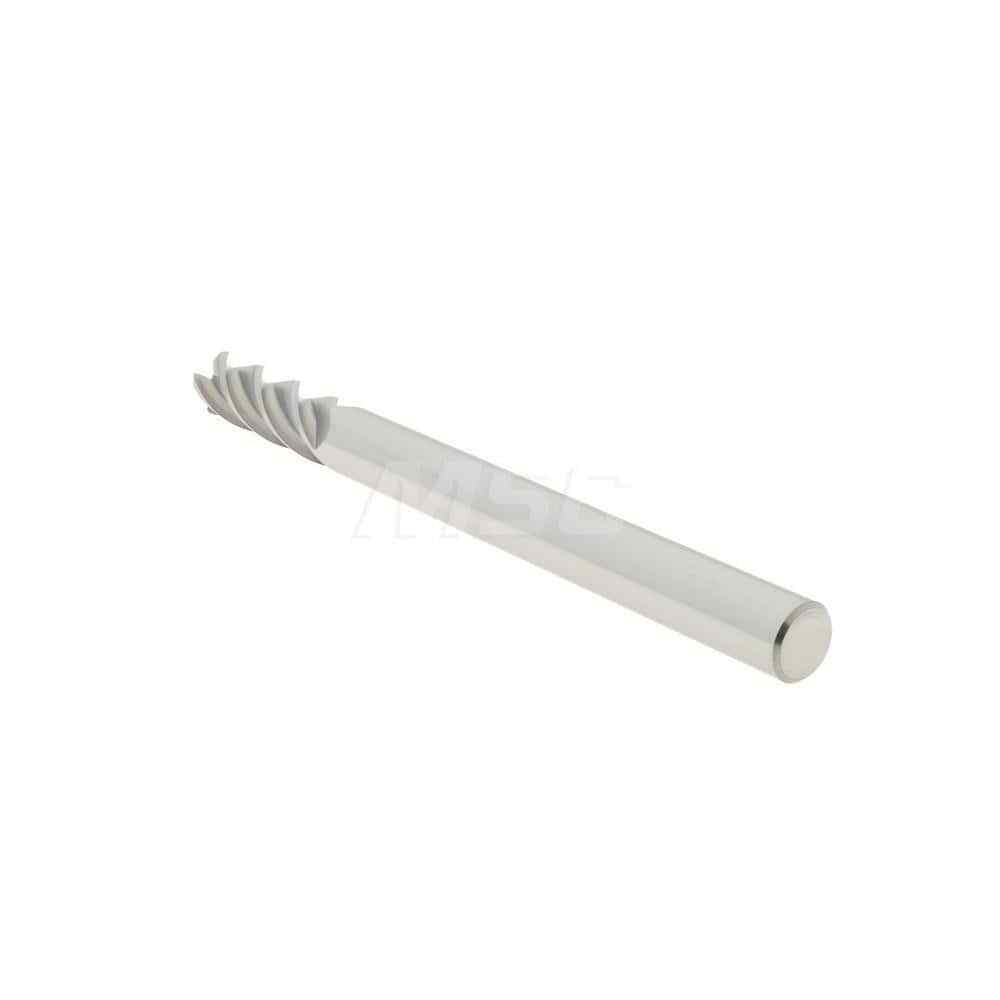 Accupro 1/2" Diam 4 Flute Single End Solid Carbide 0.03" Corner Radius End Mi...