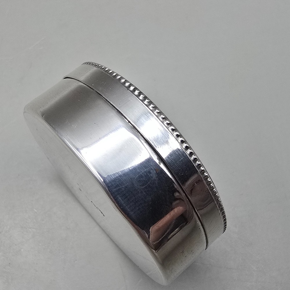 Antique Continental 800 Silver Vanity Box