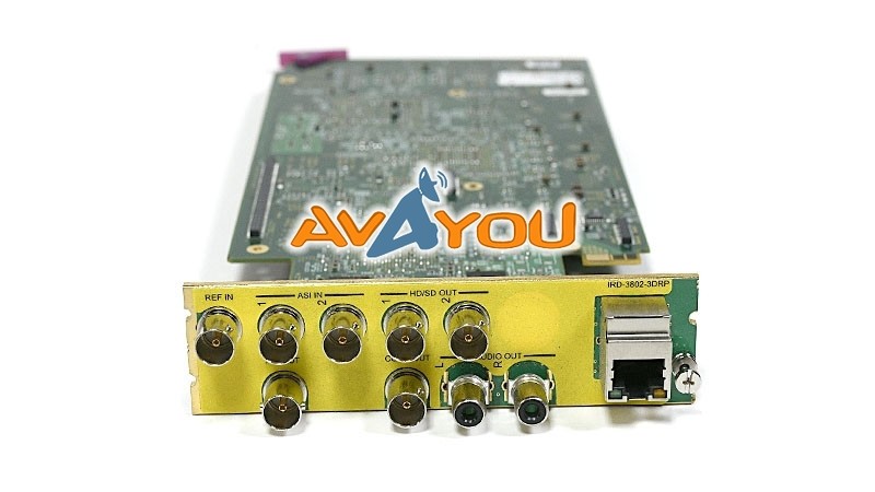 Miranda GV IRD-3802 MPEG Decoder with ASI and GigE IP Inputs OPT: PROBE +3DRP