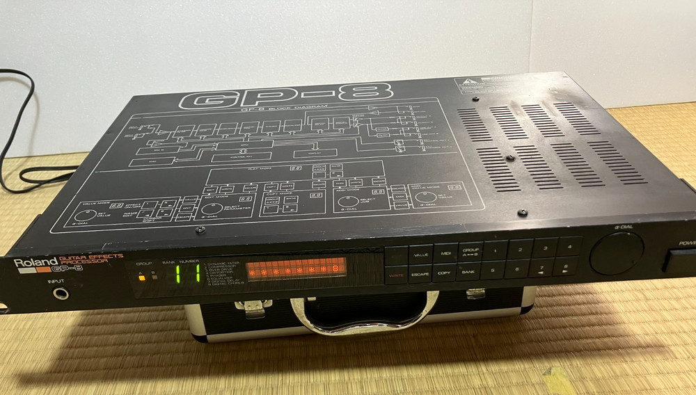 Roland GP-8 Guitar Effects Processor Multi Effector Rack Unit Used