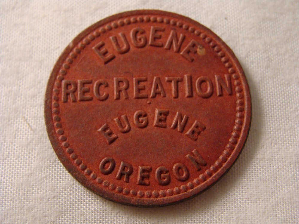 Eugene Recreation token gf .25 it Eugene OR R5