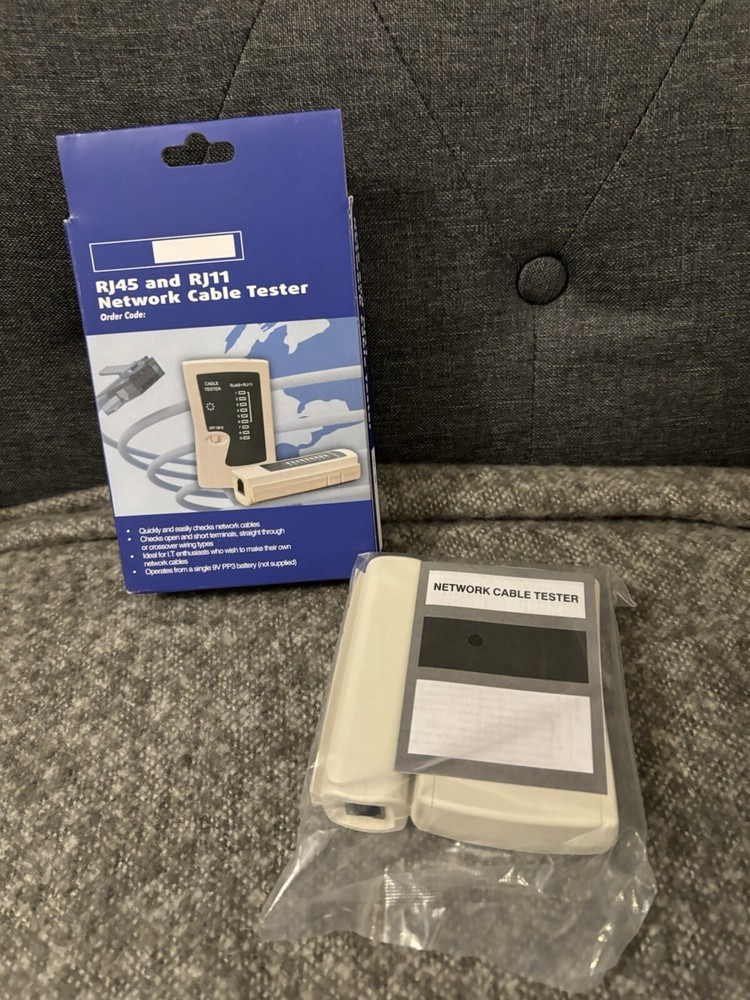 NEW! RJ45 RJ11 Network Cable Tester
