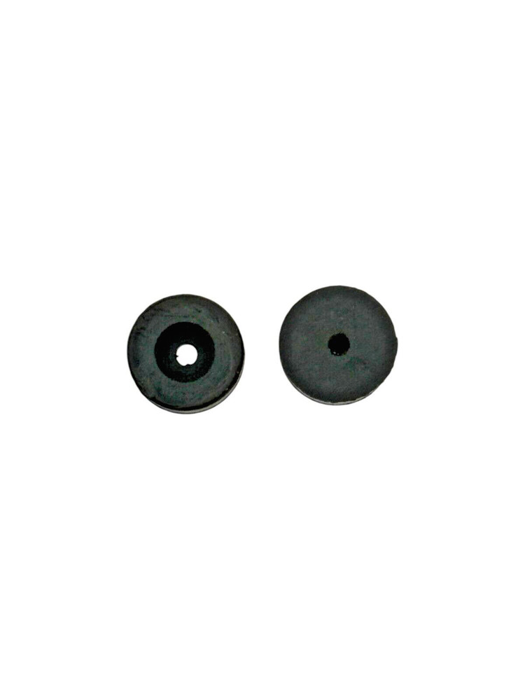 Small Rubber Unthreaded Bumpers 1/2" Diam, 1/4" tall, 1/4" ID