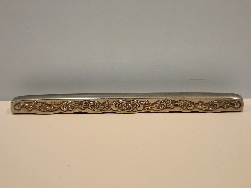 Vintage~Ornate~Silver Plated Comb Holder~With Comb