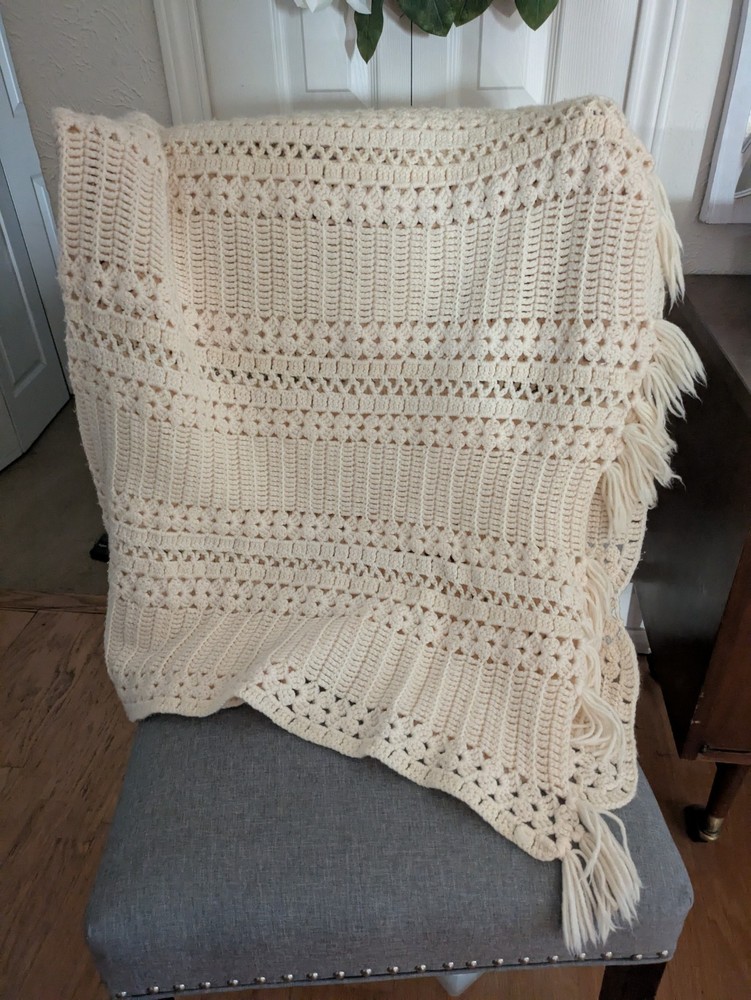 Vintage Cottage Core Throw