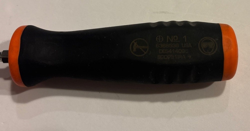 Snap on Tools Old School Grip Handle Phillips Screwdriver SGDP31IRA