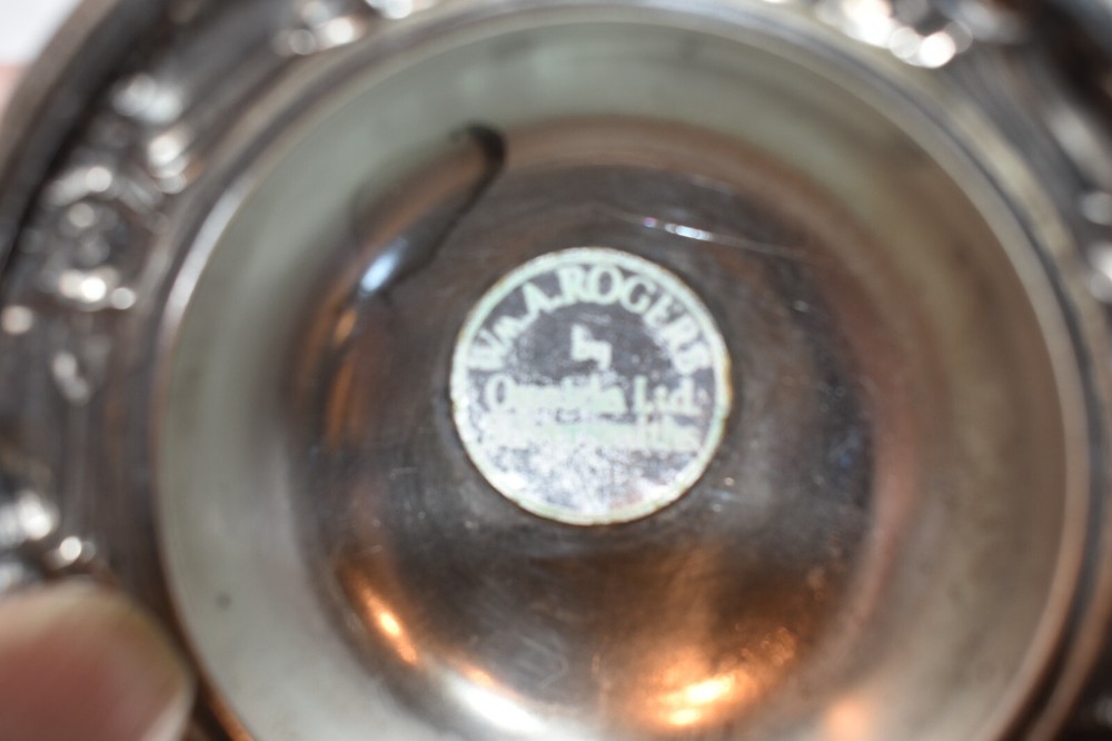 William A. Rogers by Oneida Ltd Silversmith Silver Candleholders - 2