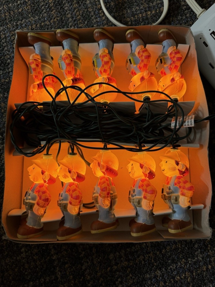 Vintage Bob The Builder Holiday Lights
