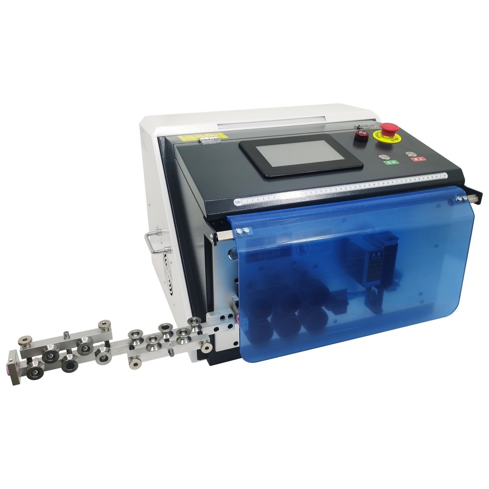 110V 750W Automatic Wire Stripping & Bending Machine 1-16mm² Wire Stripper Touch