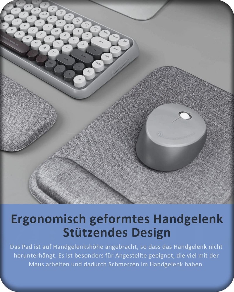 Ergonomic Mouse pad, Portable Comfortable Mouse pad, Suitable for Computers, ...