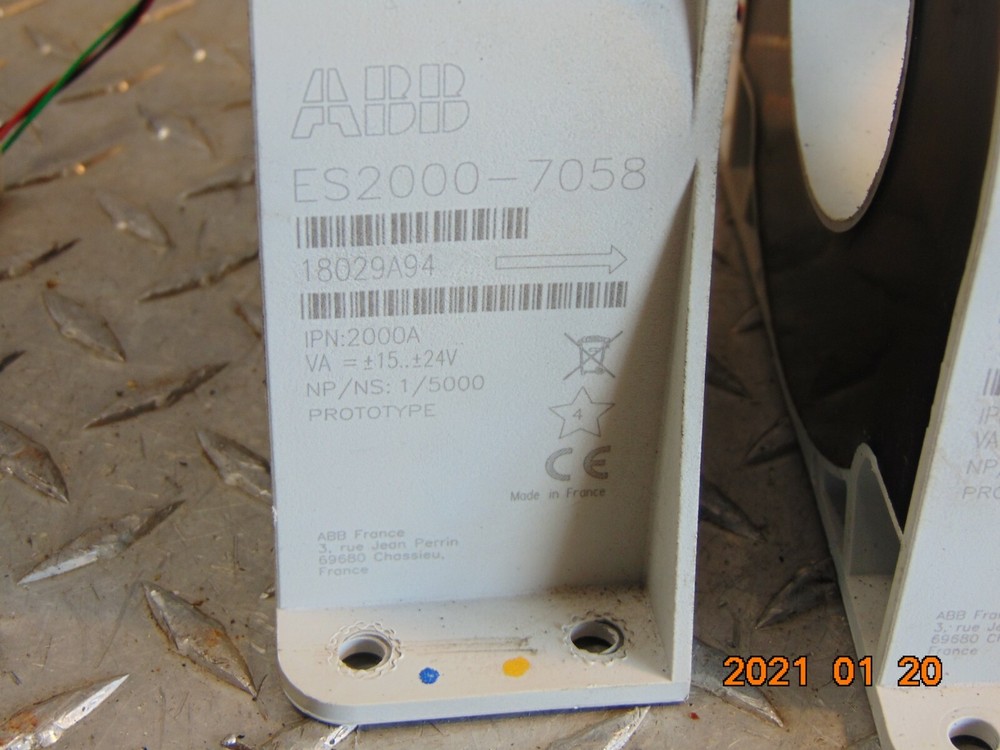 (1) ABB ES2000-7058 CURRENT TRANSFORMER