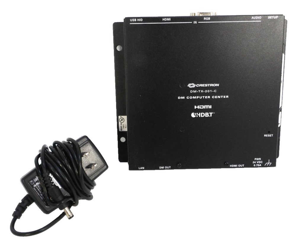 CRESTRON DM-TX-201-C DM Computer Center HDMI, WITH DC POWER SUPPLY