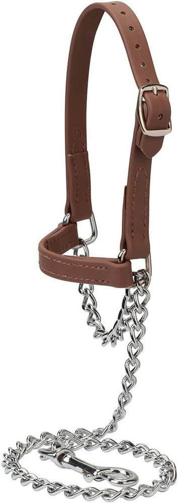 Brahma Webb Goat Halter, Medium, Brown