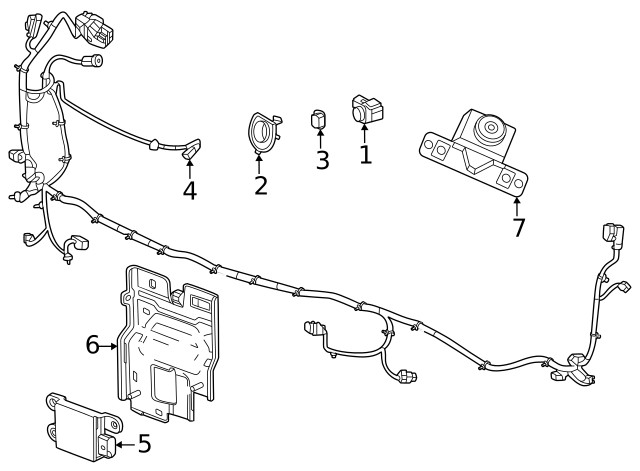Genuine GM Harness 85712351